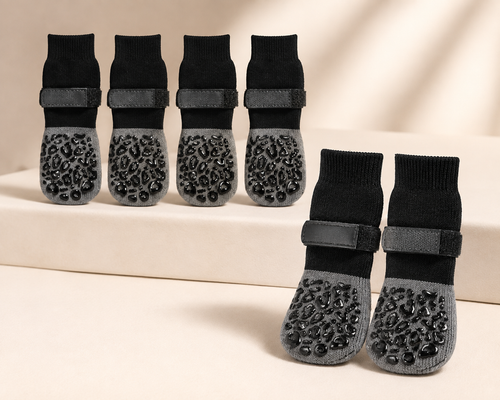 Non-Slip Dog Socks with Grippers for Traction