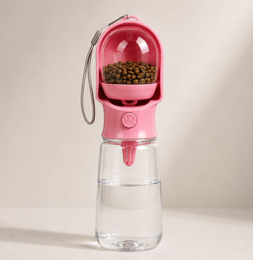 Portable Dog Water Bottle – Leak-Proof Travel Dispenser